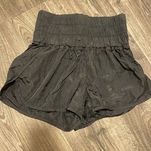 Free People high-waisted running shorts